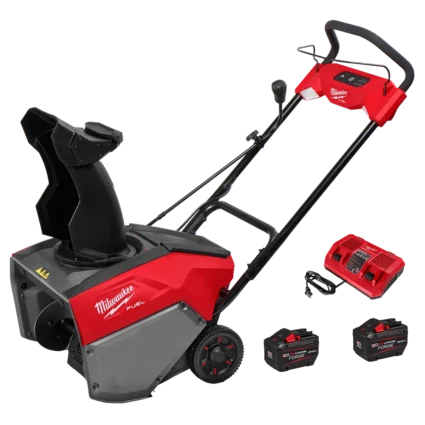 M18 FUEL™ 21″ Auger Propelled Dual Battery Single Stage Snow Blower Kit