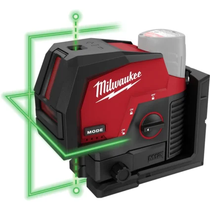 M12™ Green Cross Line and Plumb Points Laser