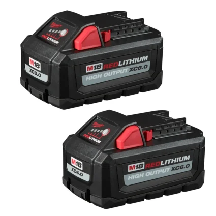 M18™ REDLITHIUM™ HIGH OUTPUT™ XC6.0 Battery Pack (2 Pk)