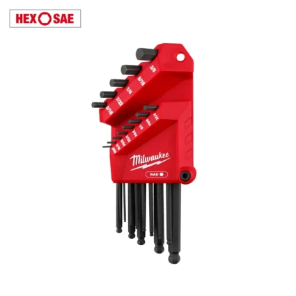 13-Key Ball End L-Style Hex Key Set – SAE