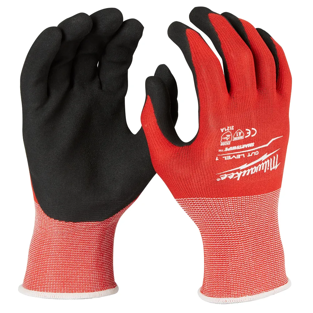 Cut Level 1 Nitrile Dipped Gloves - S