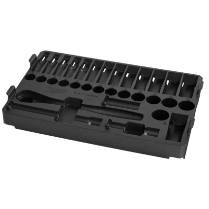 32pc 3/8″ Metric Ratchet and Socket Set with PACKOUT™ Low-Profile Compact Organizer