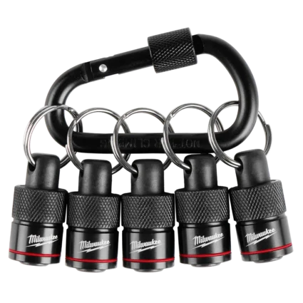 5PC Bit Holder with Carabiner