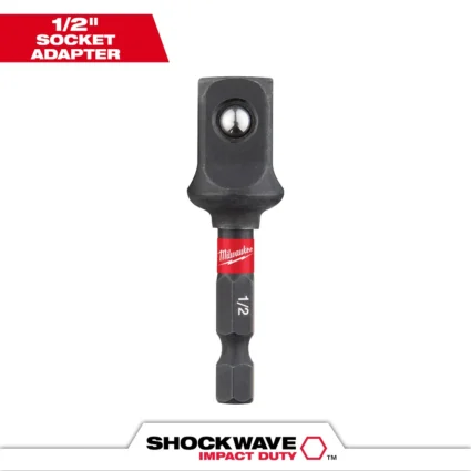 SHOCKWAVE™ 1/4 in. Hex to 1/2 in. Square Socket Adapter