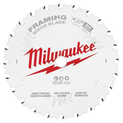 6-1/2” 24T Thick Kerf Framing Circular Saw Blade