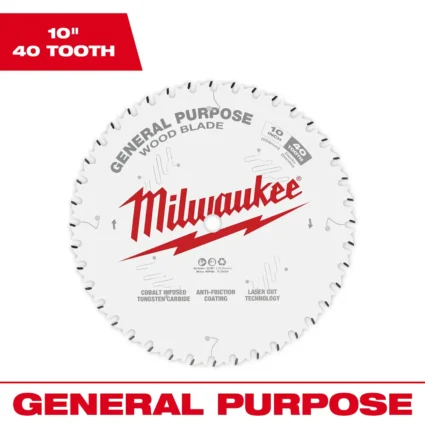 10″ 40T General Purpose Circular Saw Blade