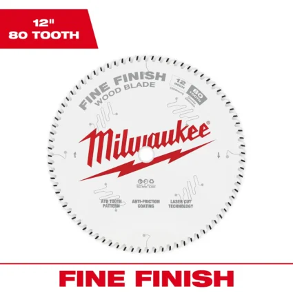 12″ 80T Fine Finish Circular Saw Blade