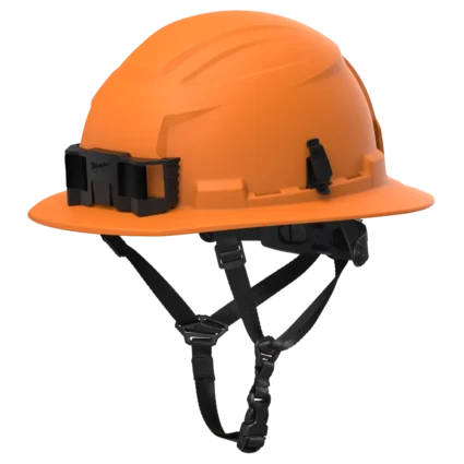 BOLT™ Orange Full Brim Non-Vented Safety Helmet – Type 2, Class E