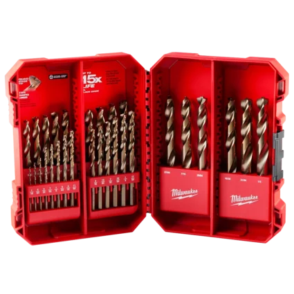RED HELIX™ Cobalt Drill Bit Set – 29PC