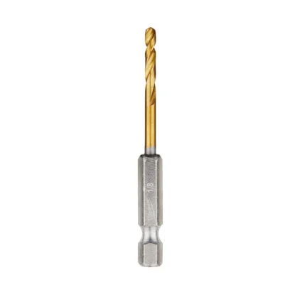 1/8″ SHOCKWAVE™ Impact Duty RED HELIX™ Titanium Drill Bit