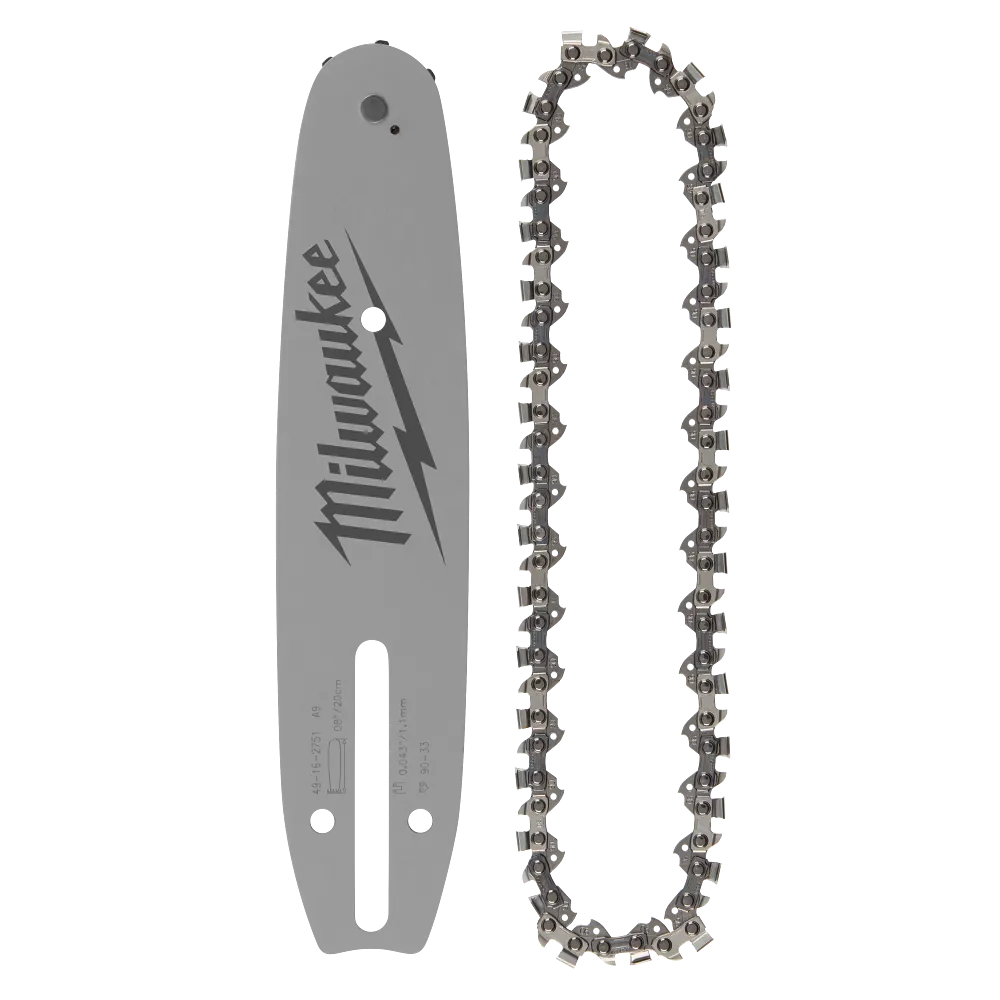 8" 3/8" LOW PROFILE™ Pitch, .043" Gauge Saw Chain and Guide Bar Set