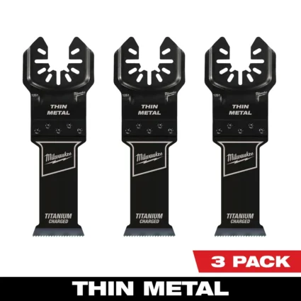 1-1/8” Bi-Metal Thin Metal Universal Fit Oscillating Multi-Tool Blade (3 PK)