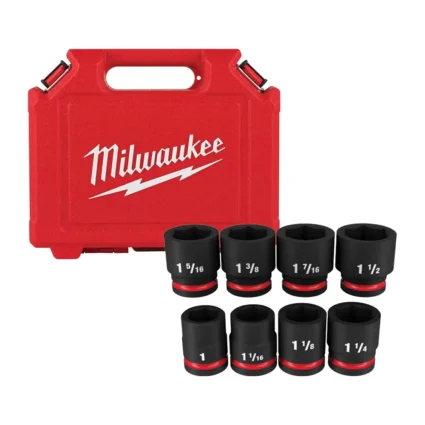 8PC SHOCKWAVE™ Impact Duty 3/4″ Drive SAE Standard 6 Point Socket Set