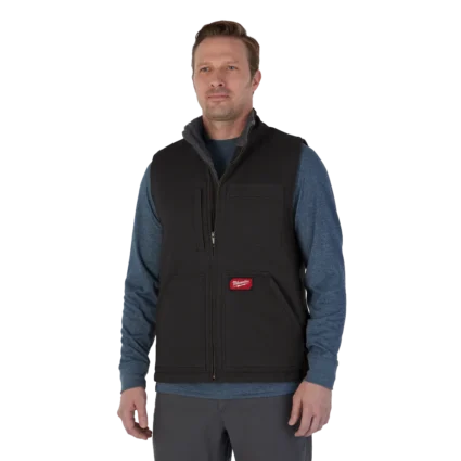 GRIDIRON™ Sherpa-Lined Vest – Black