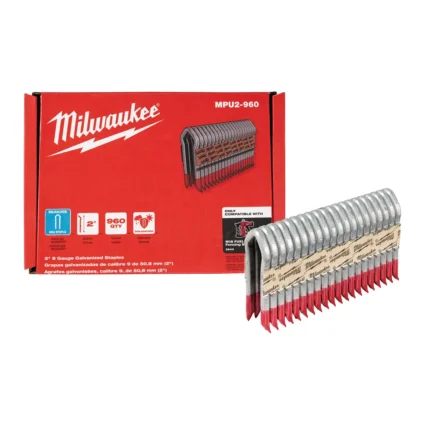 2″ 9 Gauge Galvanized Staples