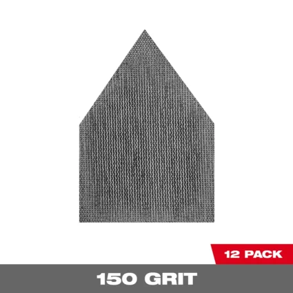 150 Grit Mesh Sanding Sheets for M12 FUEL™ Orbital Detail Sander (12 PK)