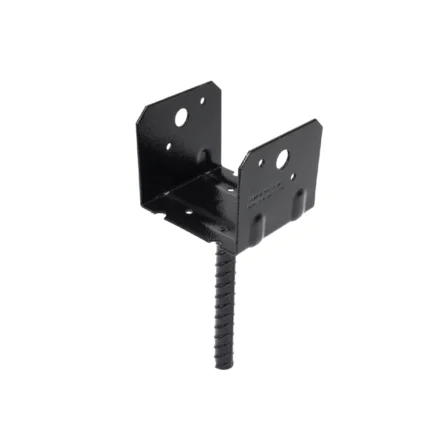 6×6 Rebar Carport Saddle (Black)